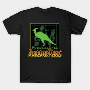 Ingen Files #2 (Parasaurolophus) - Jurassic Park T-Shirt